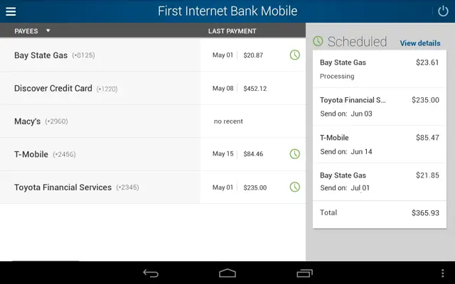 FirstIBMobile android App screenshot 1