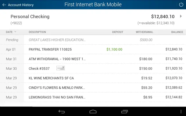 FirstIBMobile android App screenshot 3