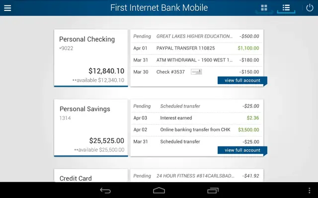 FirstIBMobile android App screenshot 4